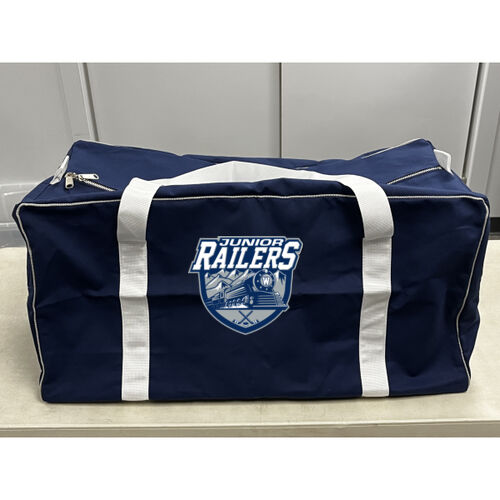 Jr Railers Custom Hockey Bag w/ Player Number on BOTH Ends of the Bag & Player Name on Top of the Bag Thumbnail