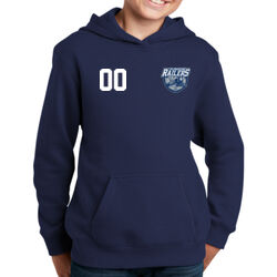 Junior Railers - Youth Number Pullover Hooded Sweatshirt Thumbnail