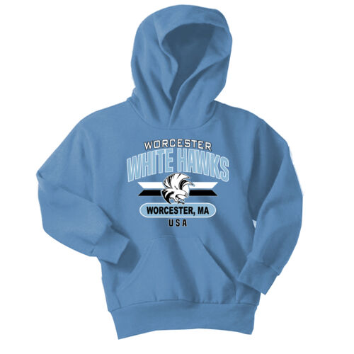 White Hawks - Youth Core Fleece Pullover Hooded Sweatshirt Thumbnail