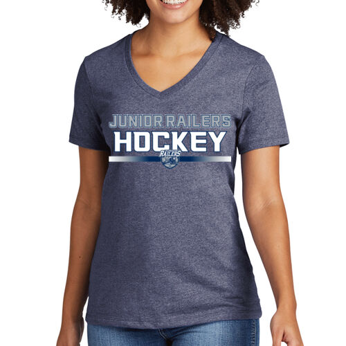 Jr Railers - Women's Recycled Blend V Neck Tee Thumbnail