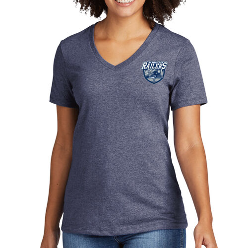 Jr Railers - Women's Recycled Blend V Neck Tee Thumbnail