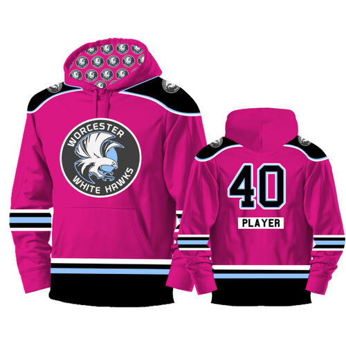 White Hawks - Pink Custom Hoodie - ADULT Thumbnail