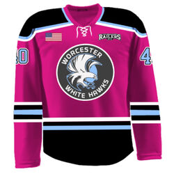 Legacy White Hawks Pink Game Jersey (10U Fill-In Only) Thumbnail