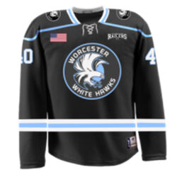Legacy White Hawks Black Game Jersey (10U Fill-In Only) Thumbnail
