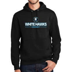 White Hawks - Tall Essential Fleece Pullover Hooded Sweatshirt Thumbnail