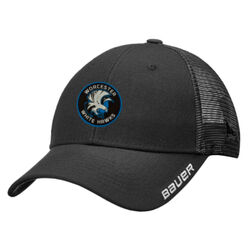 White Hawks - S24 Bauer Team Mesh Snapback (Adult & Youth Sizes) Thumbnail