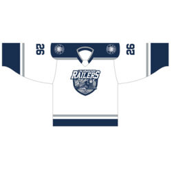 NEW Junior Railers White Jersey (2017 AAA, 2017 Travel, Midgets and House League Required, Option for Older Teams) Thumbnail