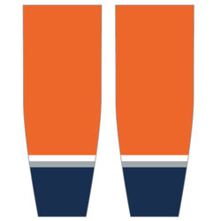 NEW - Rail Dawgs ORANGE Pro Weight Sublimated Hockey Socks Thumbnail