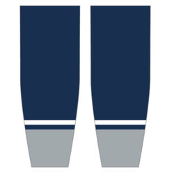 NEW Junior Railers Navy Socks (2017 AAA, 2017 Travel, Midgets and House League Required, Option for Older Teams) Thumbnail