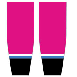 NEW White Hawks Pink Socks (8U Required, Option for Older Teams) Thumbnail