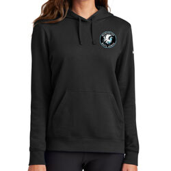 White Hawks - Ladies Club Fleece Sleeve Swoosh Pullover Hoodie Thumbnail